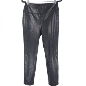 Soft Surroundings Faux‎ Leather Pull on Leggings Pants 2FT97 SMALL